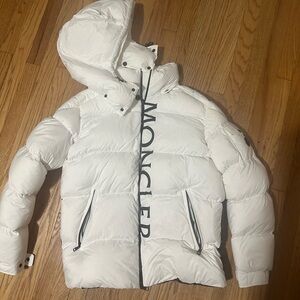 Men’s White Moncler Coat